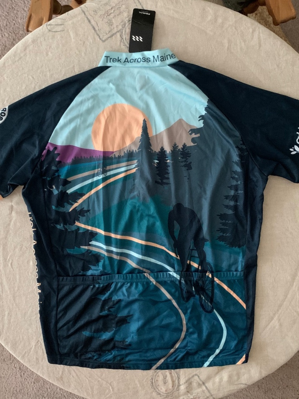 NWT Primal Trek Across Maine 2025 Cycling Jersey Unisex XL Bike USA - Picture 3 of 7